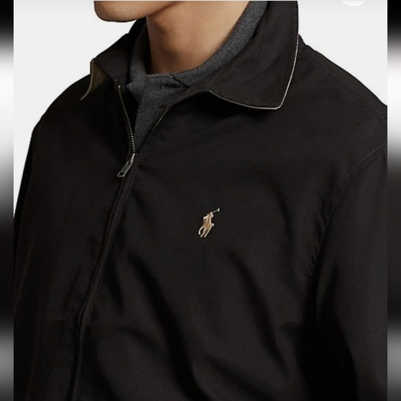Polo Ralph Lauren Bi Swing Microfiber Windbreaker. Logo. Black. Size XL. - Picture 3 of 15